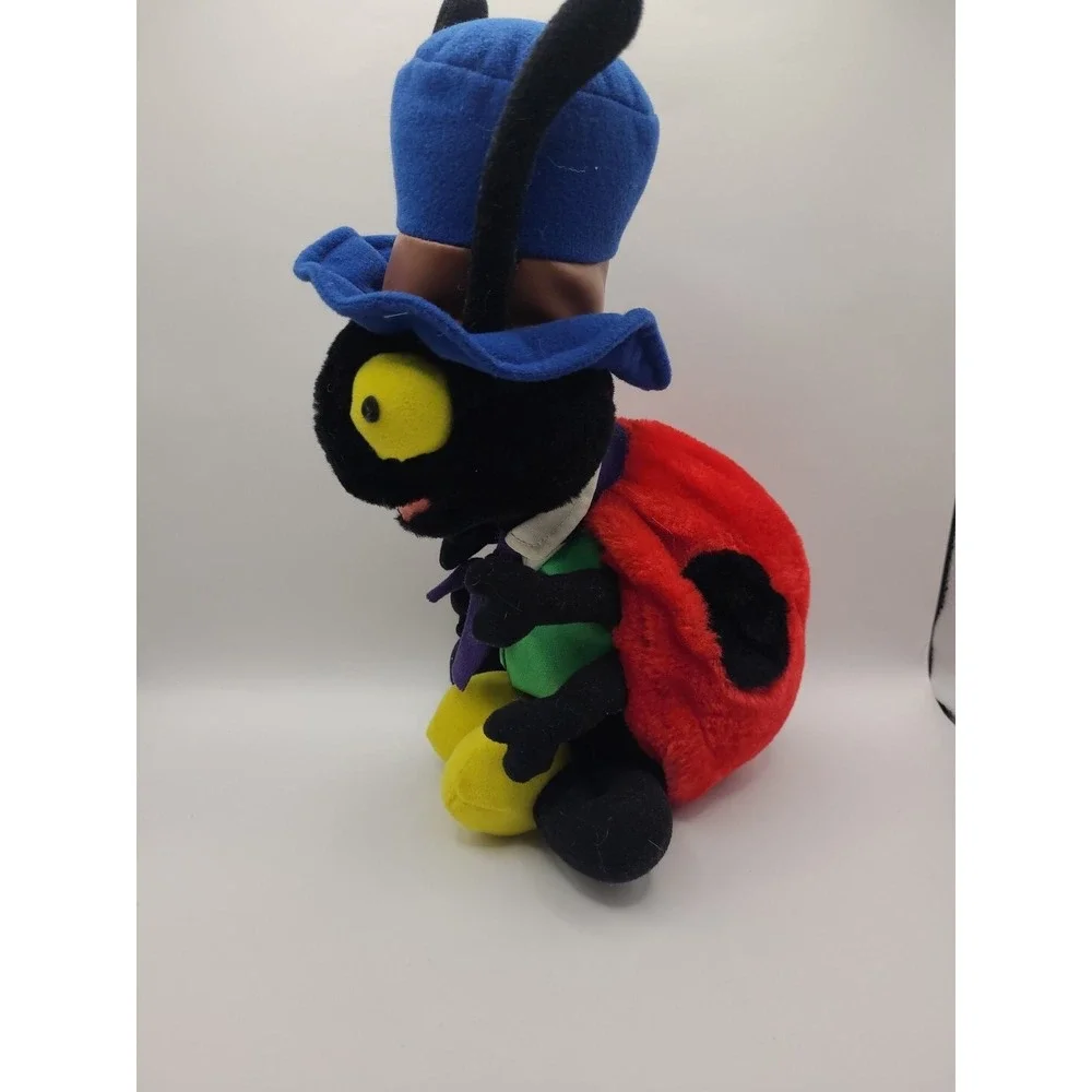Alice in Wonderland VTG 1993 Brooklyn Doll‎ Toy Anthropomorphic Ladybug Plush